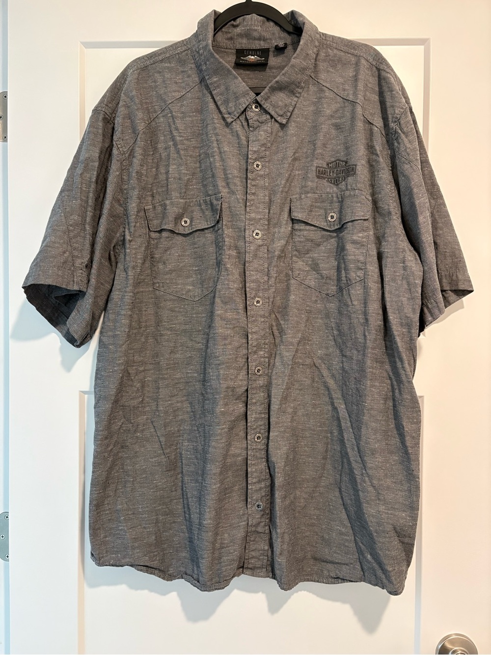 Harley-Davidson Men’s Short-Sleeve Button Down Shirt 3XL